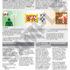 The Art Creative Practice Poster pack explains inspiration, influence, appropriation, and plagiarism in art with color-coded sections, text, diagrams, and images such as a house and geometric art for easy understanding.