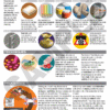 The Art Creative Practice Poster pack features an infographic titled Materials, Techniques & Processes: Art Creative Practice 2023 with labeled sections, images of art materials, and descriptions of art-making methods.